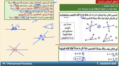 رياضيات لاختبار التحصيلي